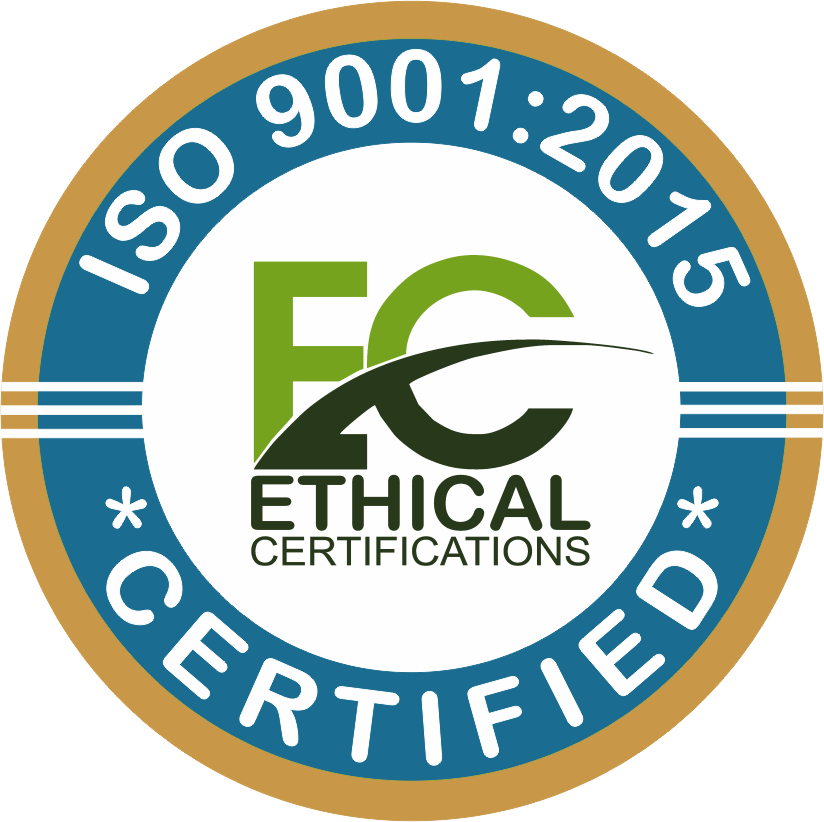 Ethical Certifications ISO 9001:2015 Logo